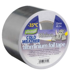Cold Weather Aluminium Foil Tape 45.7mtrs