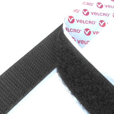 VELCRO® BRAND 16mm BLACK SELF ADHESIVE HOOK & LOOP STICKY BACK TAPE PS14 