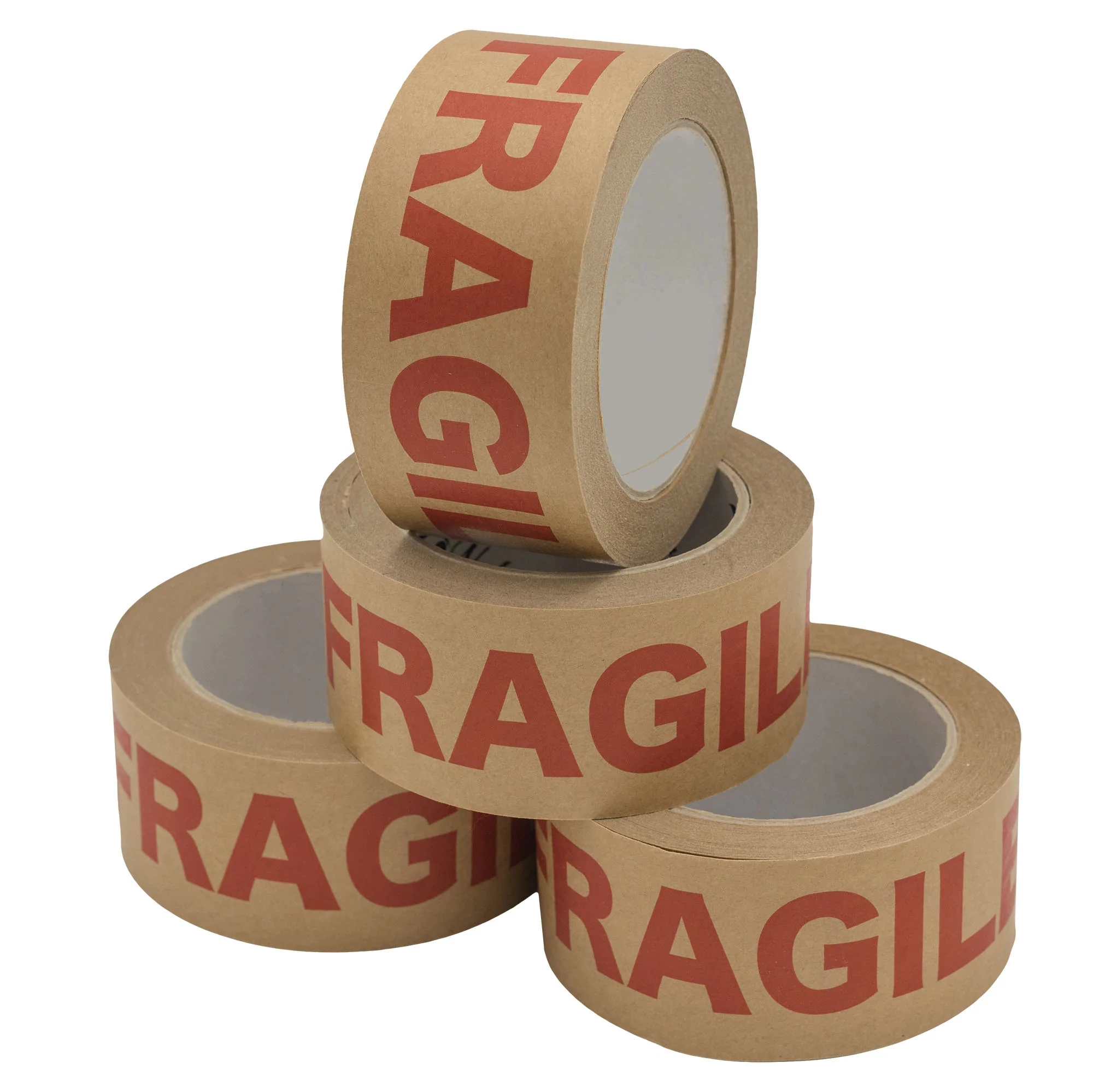 ♻️ GO GREEN 'FRAGILE' Eco-Friendly Kraft Paper Tape 48mm x 50m ...