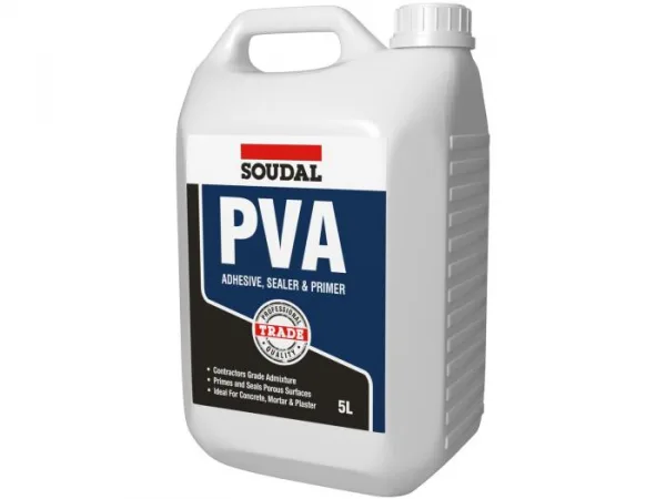 Soudal PVA Adhesive, Sealer & Primer 5ltr