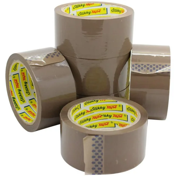 Sticky double sided tape brown