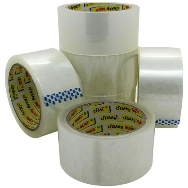 Sticky double sided tape clear