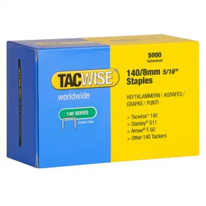Tacwise Type 140 Staples (5,000 Pack) - 8mm